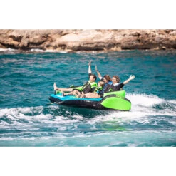 Jobe Sonar 4 Person Towable - Blue/Green -Sports Gear Store 230420001 actionshot 3 big