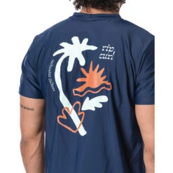 Rip Curl Wilder Short Sleeve Loose Fit UV Tee - Navy -Sports Gear Store 65902 WLE9HM 0049 5