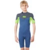 Rip Curl Junior Dawn Patrol 3/2mm Shorty Wetsuit - Blue Grey WSP8BJ -Sports Gear Store 80111 WSP8EJ 0131 3
