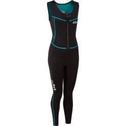 Gill Womens Dynamic Front Zip Longjane Wetsuit - Black -Sports Gear Store Gill Womens Dynamic Longjane Wetsuit 5017W BLACK 3