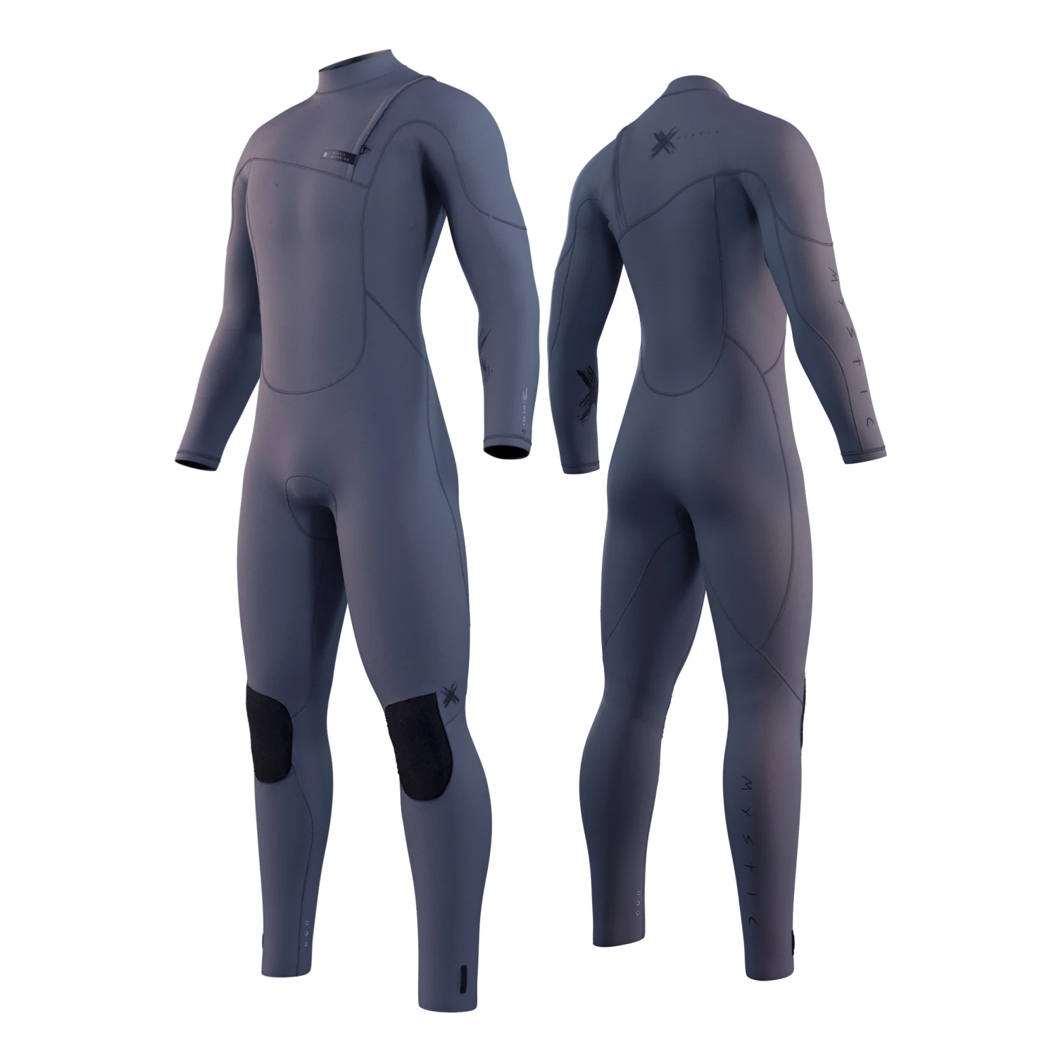 Mystic THE ONE 4/3 GBS Zip-Free Wetsuit - Grey 220009 4 Mystic THE ONE 4/3 GBS Zip-Free Wetsuit - Grey 220009 - Image 2