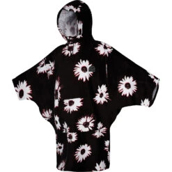 Mystic Womens Poncho - Black/White