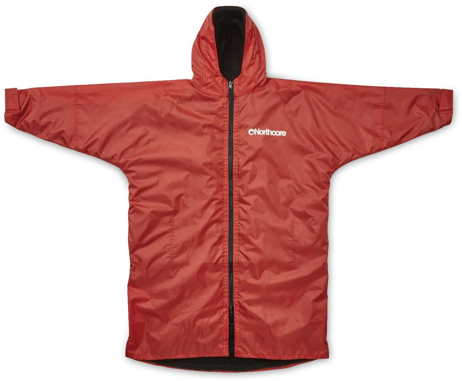 Northcore Beach Basha Pro 4 Season Changing Robe / Poncho - Red 5 Northcore Beach Basha Pro 4 Season Changing Robe / Poncho - Red - Image 3