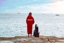 Northcore Beach Basha Pro 4 Season Changing Robe / Poncho - Red 11 Northcore Beach Basha Pro 4 Season Changing Robe / Poncho - Red -Sports Gear Store Northcore Beach Basha Pro Red 4