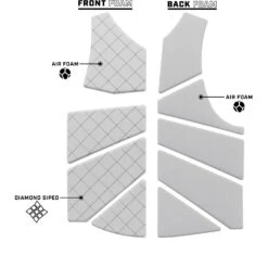 Ronix One Impact Wakeboard Vest - Digital Azure Blue -Sports Gear Store ONE IMPACT FOAM