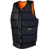 Radar Drifter Waterski Impact Vest - Black/Orange Glow -Sports Gear Store Radar Drifter Vest Angle