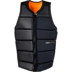 Radar Drifter Waterski Impact Vest - Black/Orange Glow 7 Radar Drifter Waterski Impact Vest - Black/Orange Glow -Sports Gear Store Radar Drifter Vest Front
