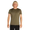 Rip Curl Short Sleeve Compass UV Tee - Khaki -Sports Gear Store Rip Curl Short Sleeve Compass UV Tee WLY8SM 0064 1