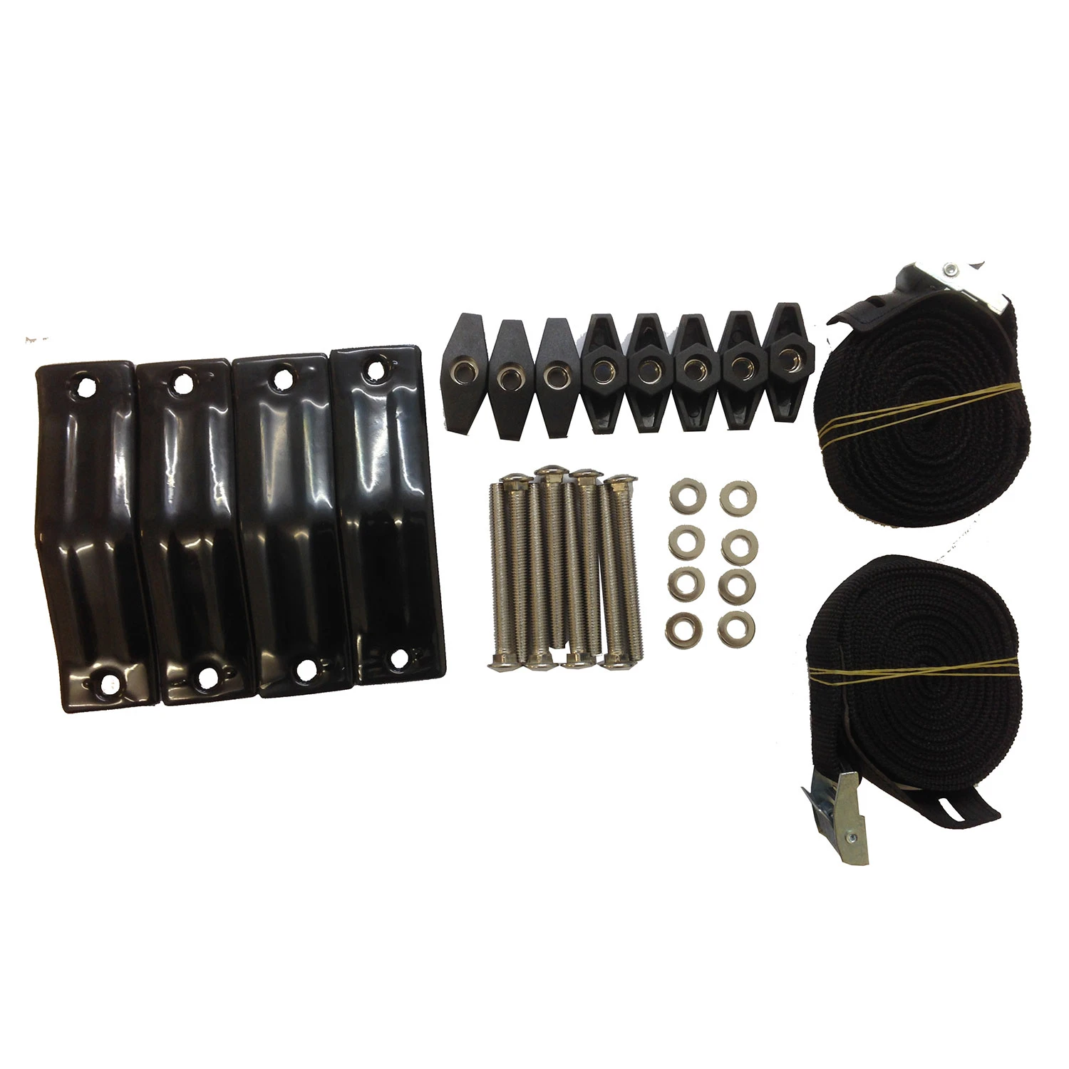 RUK Hawk Heavy Duty Folding J Bars Kayak Roof Carriers Pair Includes Straps 5 RUK Hawk Heavy Duty Folding J Bars Kayak Roof Carriers Pair Includes Straps - Image 3