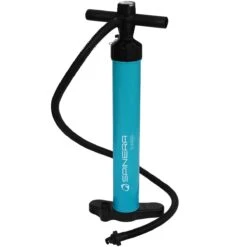 Spinera Double Action SUP Pump C/w Gauge - Blue