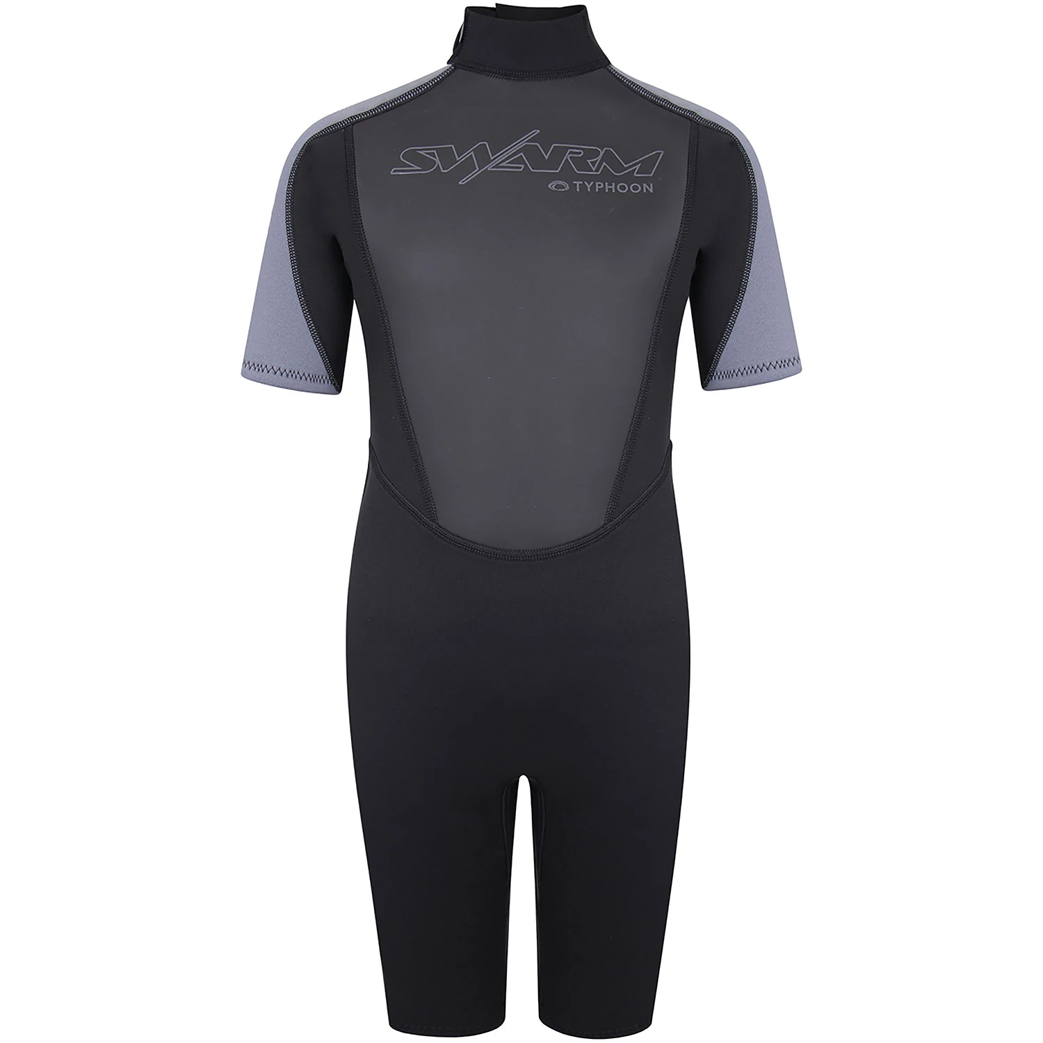 Typhoon Swarm3 Boys 3/2mm Shorty Wetsuit - Black/Graphite 3 Typhoon Swarm3 Boys 3/2mm Shorty Wetsuit - Black/Graphite