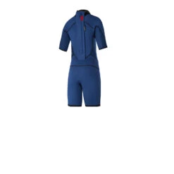 Mystic Junior Star 3/2 GBS Back Zip Flatlock Shorty Wetsuit - Night Blue -Sports Gear Store Y2022 mystic juniors star 3 2 gbs back zip flatlock shorty wetsuit night blue 4