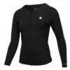 Mystic Womens Moonlight Long-Sleeve Rashvest - Black -Sports Gear Store Y2022 mystic womens moonlight long sleeve rashvest black 1