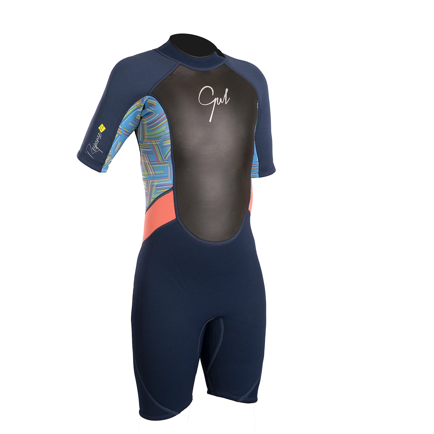 Gul Junior Response 3/2mm Shorty Wetsuit - Navy/Lines 3 Gul Junior Response 3/2mm Shorty Wetsuit - Navy/Lines