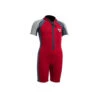 Gul Junior Seaspray 3/2mm FZ T2 Shorty Wetsuit - Red/Grey -Sports Gear Store gul junior seaspray 32mm fl fz t2 shorti 2016 red grey front