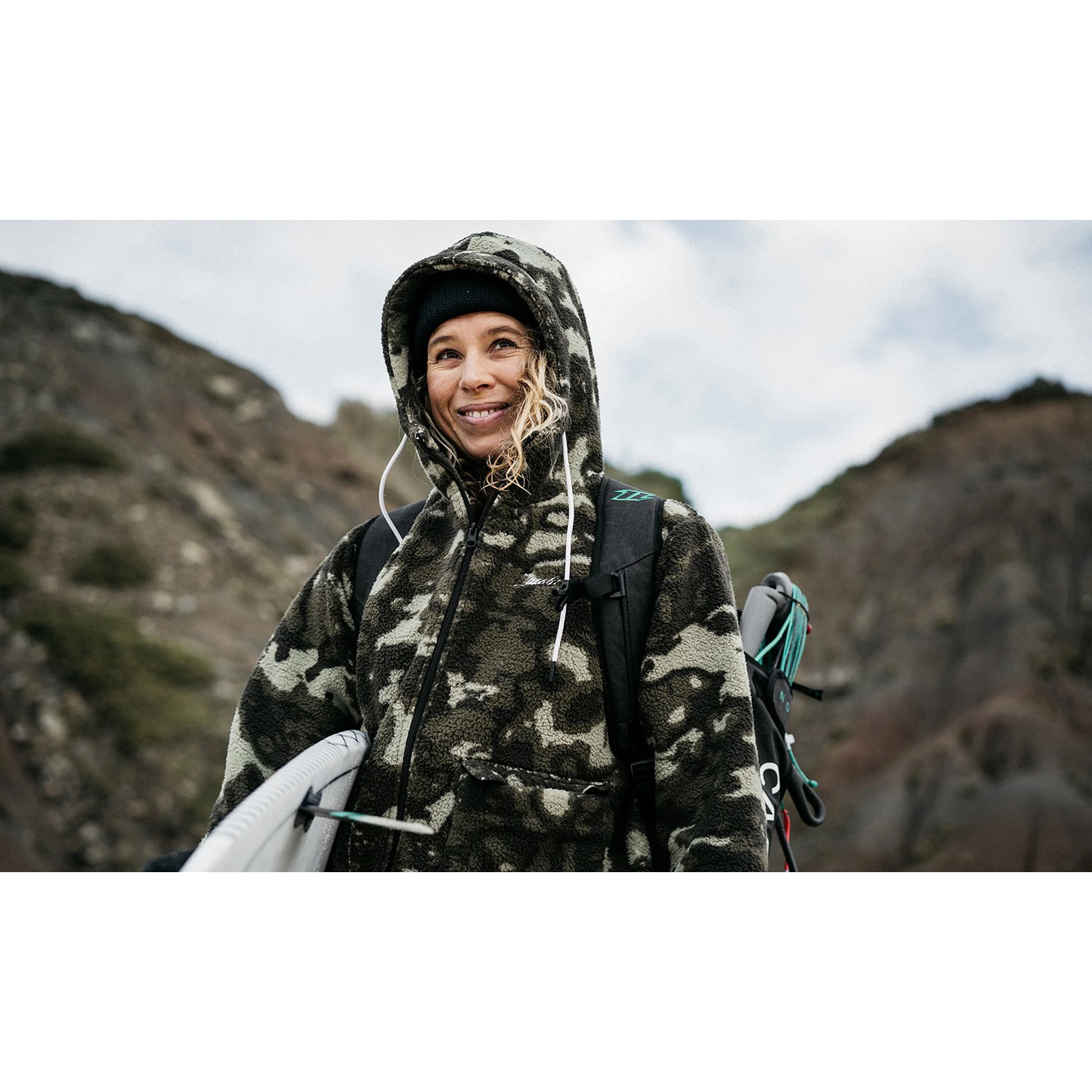 Mystic Womens Outsider Fleece - Camo 5 Mystic Womens Outsider Fleece - Camo - Image 3