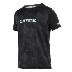 Mystic Majestic Short-Sleeve Loosefit Rash Vest - Black